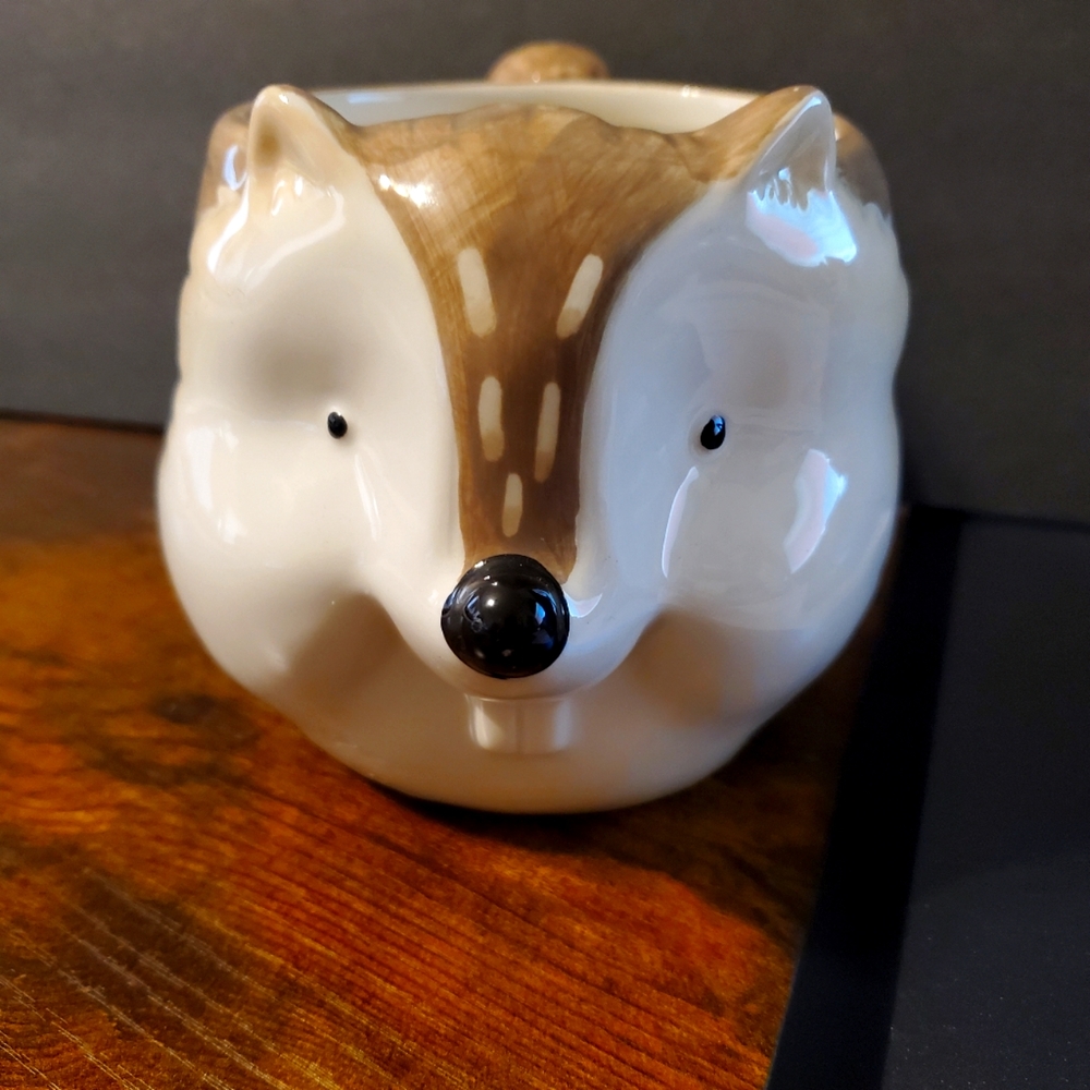 Pier 1 Hand-painted Chipmunk Coffee Tea Mug
